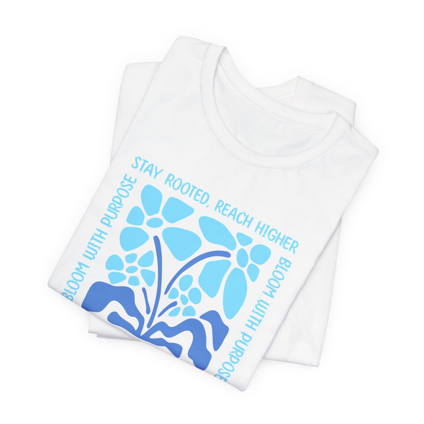 Keep Growing Plant Tee — Inspirational Botanical Graphic T‑Shirt