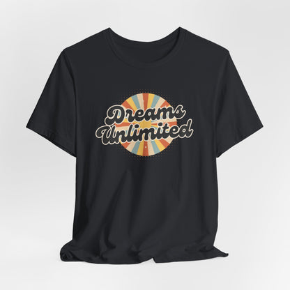Dreams Unlimited Tee — Retro Sunrise Graphic T‑Shirt