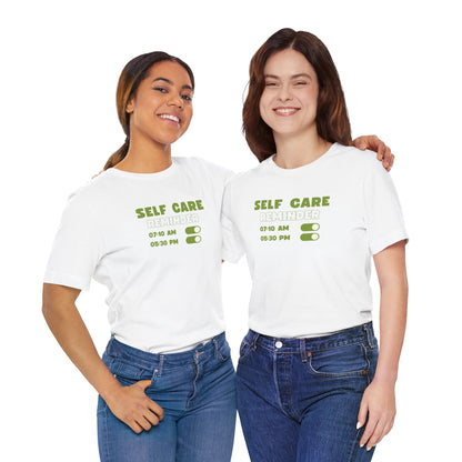Self Care Reminder Tee – Minimalist Toggle Graphic Shirt