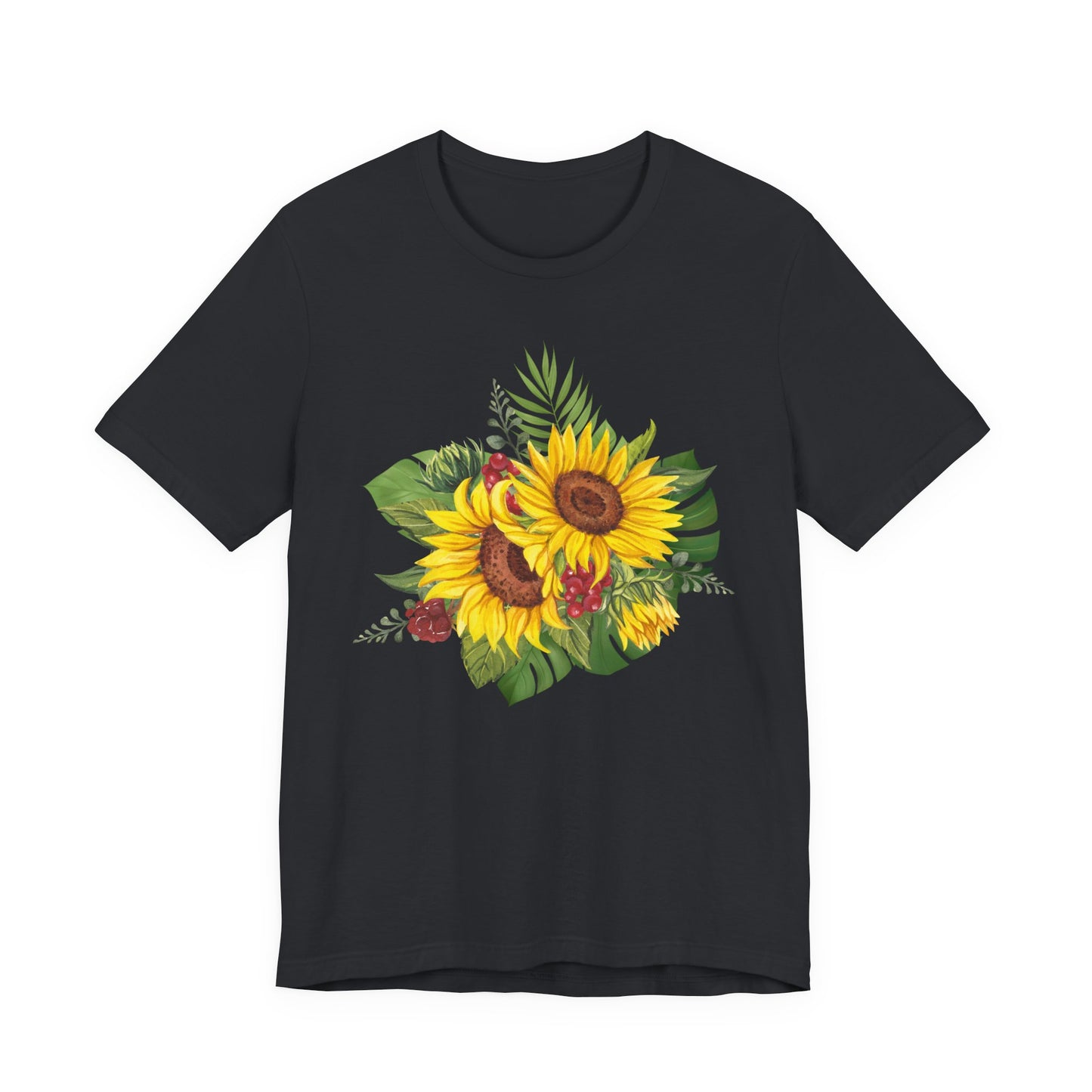 Sunflower Bouquet Tee – Floral Summer Graphic T-Shirt
