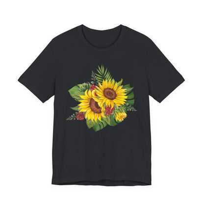 Sunflower Bouquet Tee – Floral Summer Graphic T-Shirt