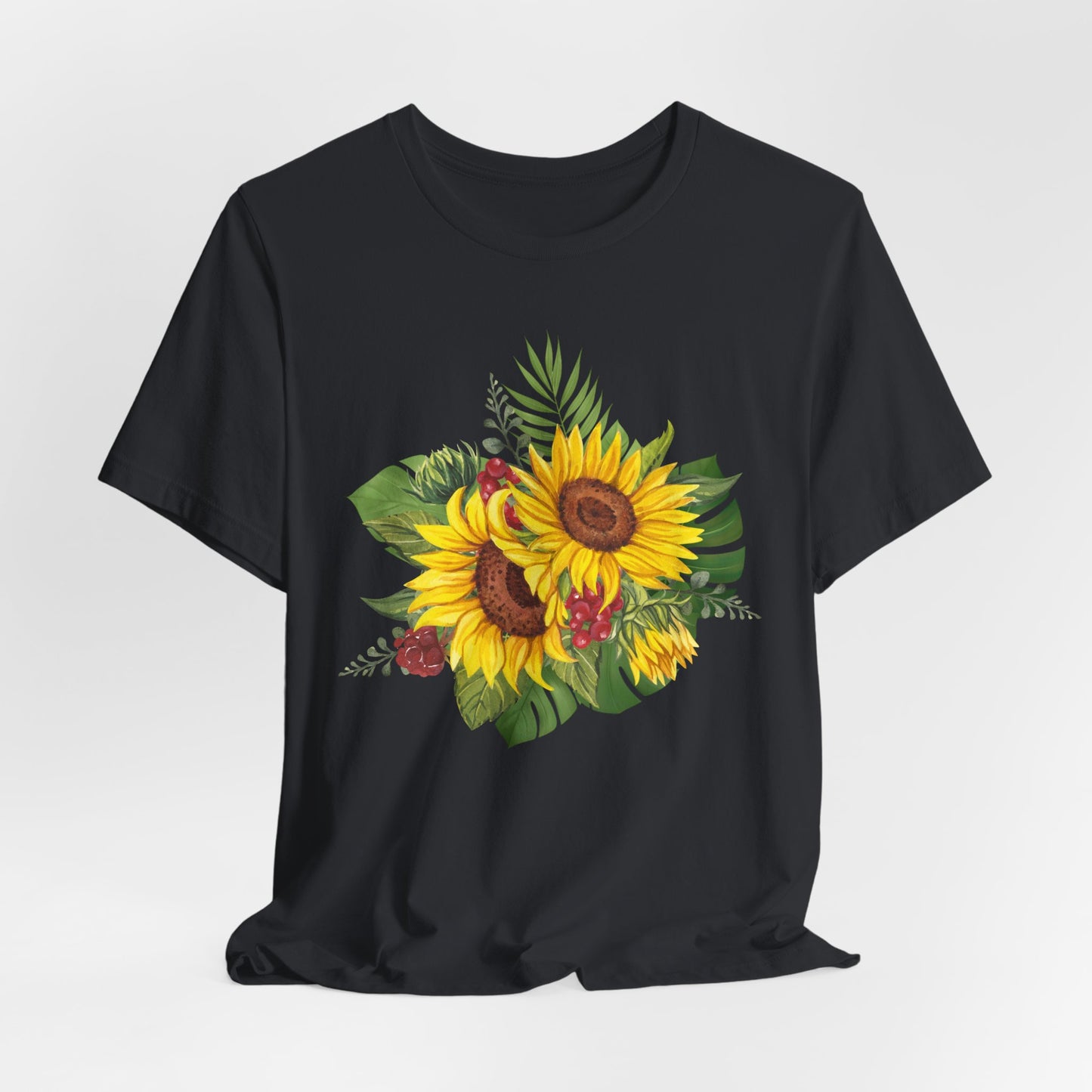 Sunflower Bouquet Tee – Floral Summer Graphic T-Shirt