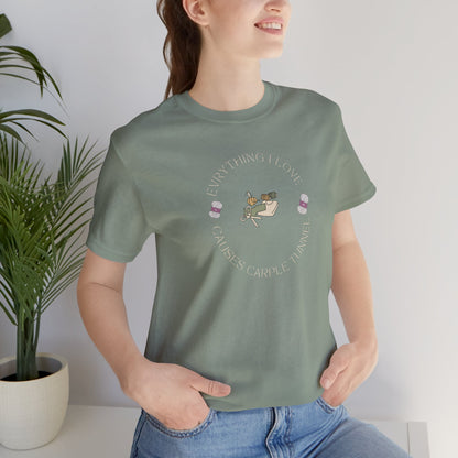 Everything I Love Causes Carpal Tunnel | Funny Crafting Tee for Makers