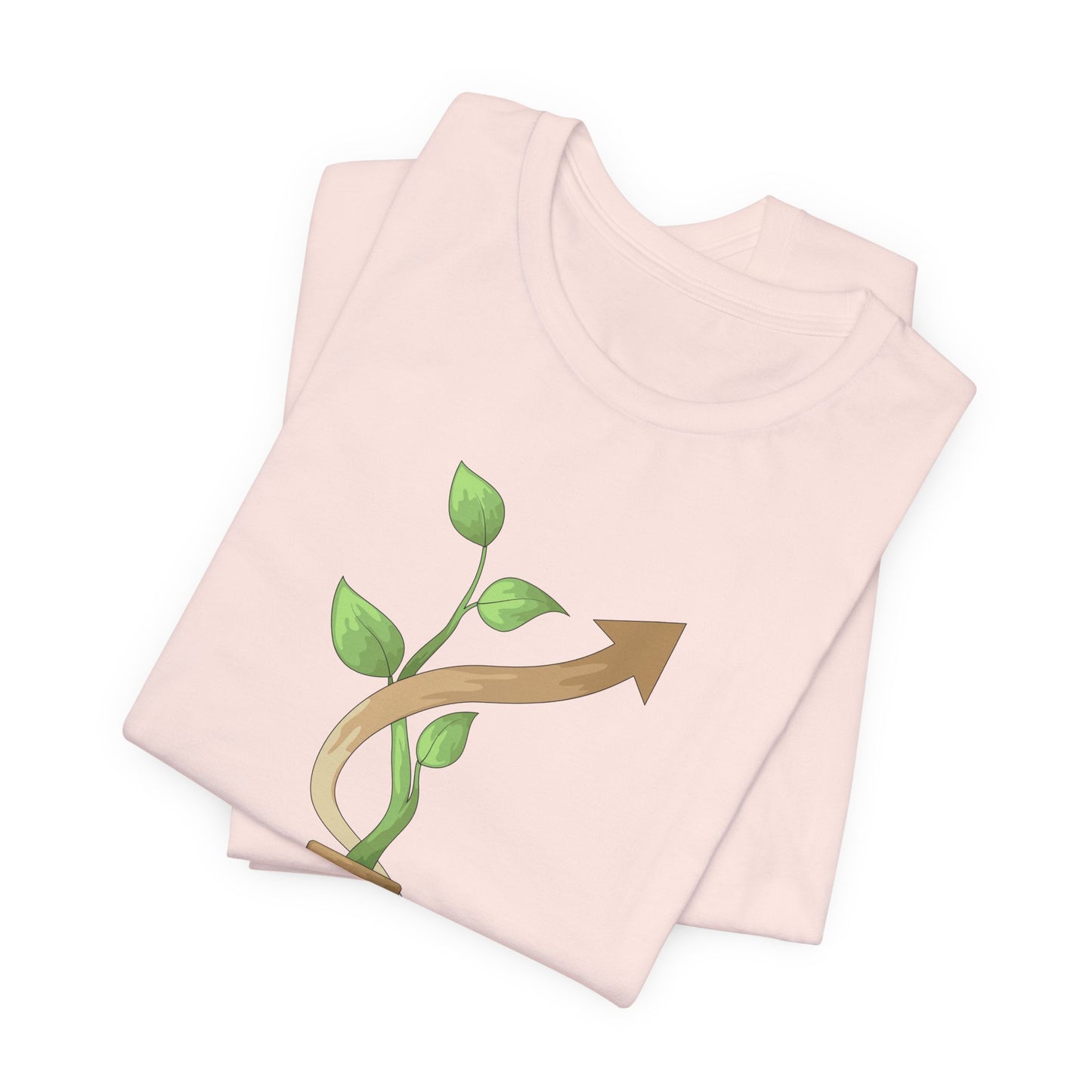 Nothing Grows in a Straight Line – Gardener's Unisex Tee