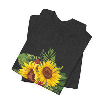 Sunflower Bouquet Tee – Floral Summer Graphic T-Shirt