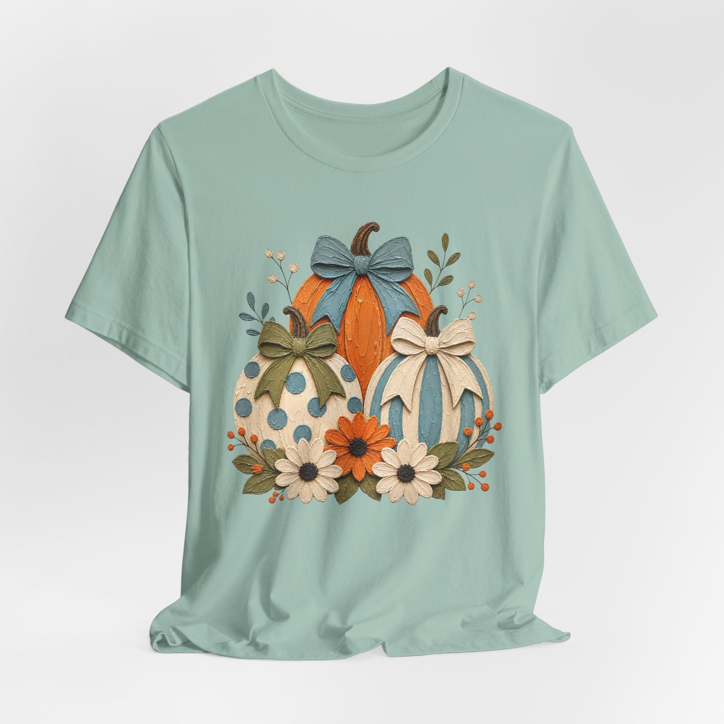 Autumn Pumpkins & Bows Tee