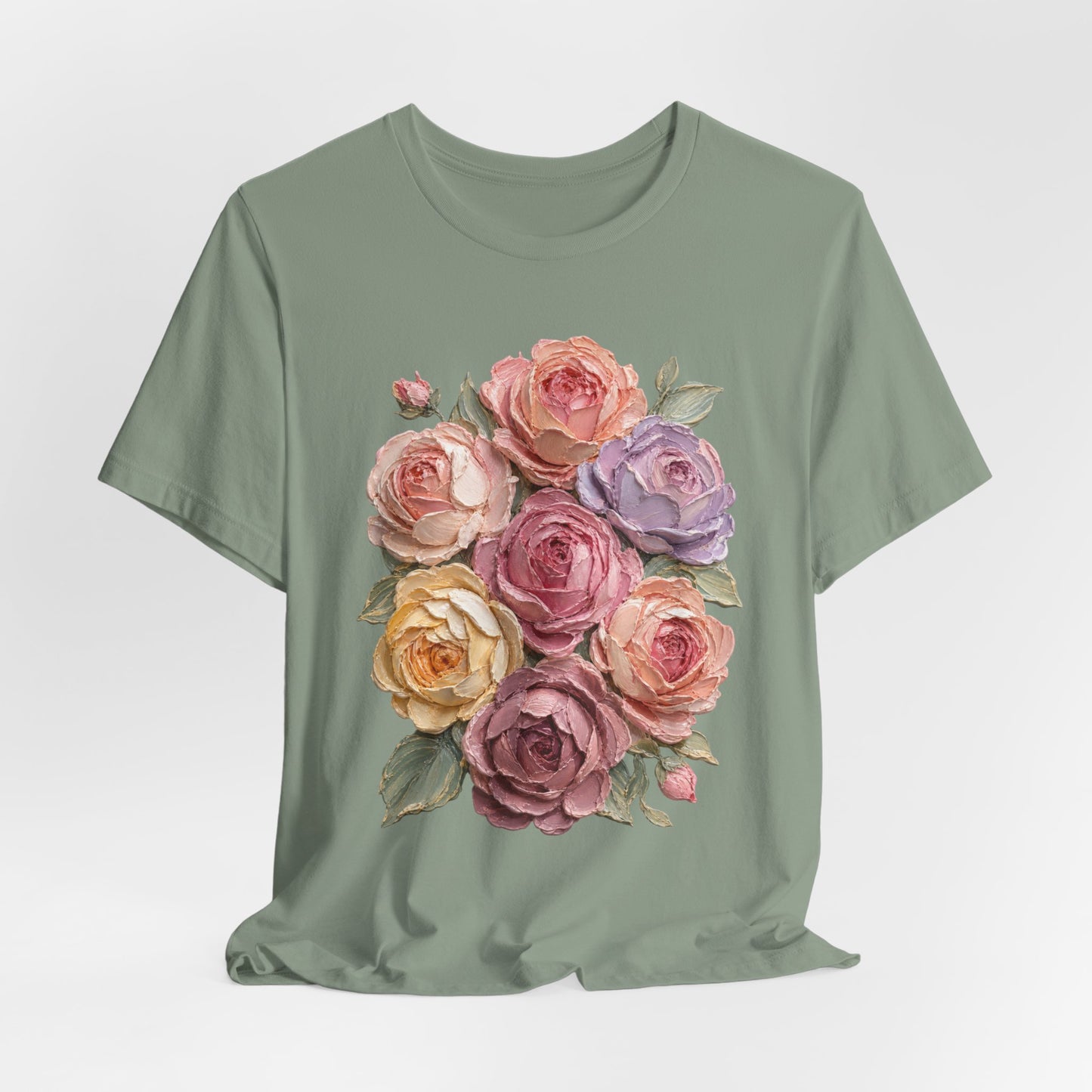 Impasto Rose Bouquet