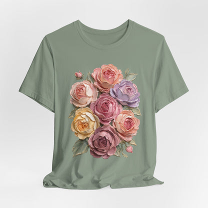 Impasto Rose Bouquet