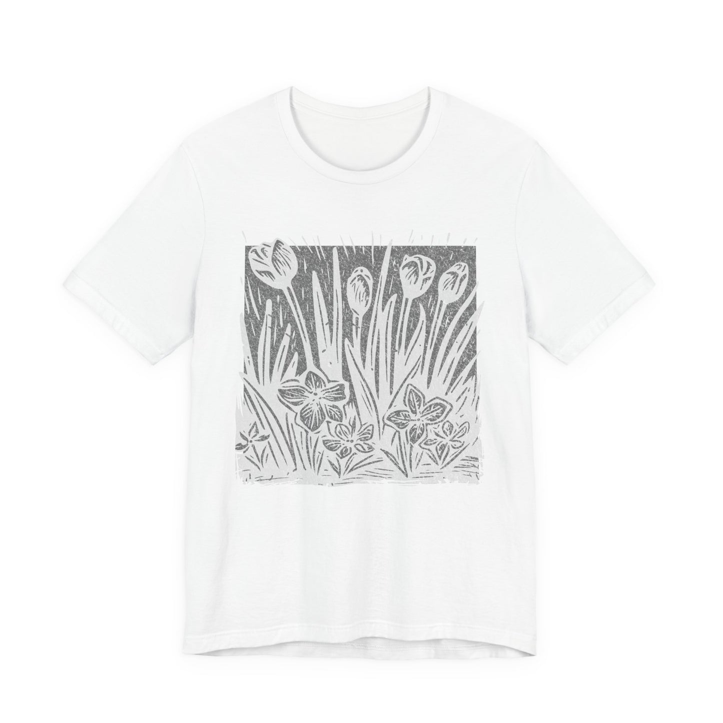 Floral Meadow — Hand-Drawn Garden Tee
