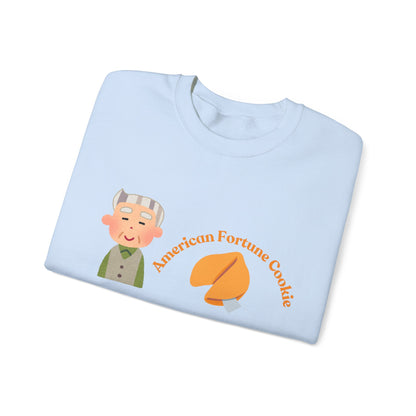American vs Asian Fortune Cookie Crewneck – Funny Cozy Sweatshirt