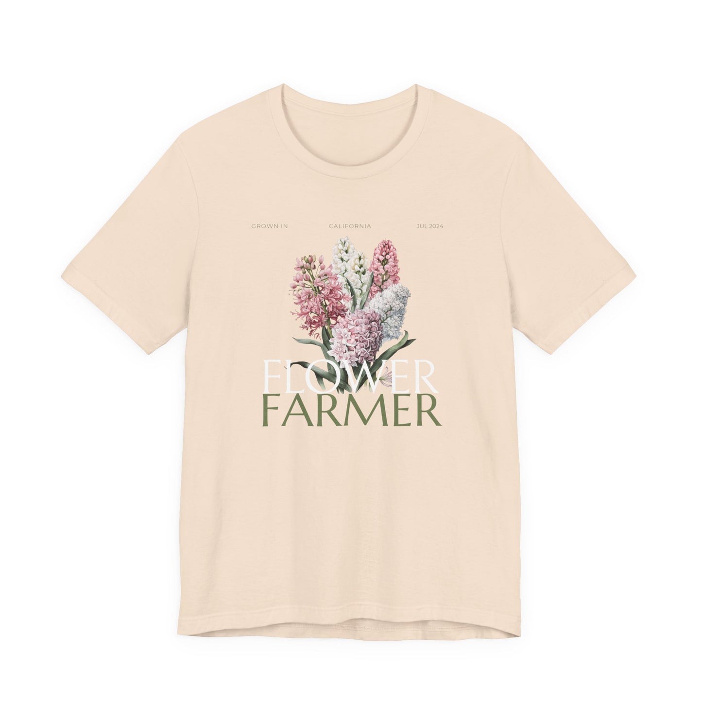 Flower Farmer T‑Shirt — Floral Bouquet Gardening Tee for Women & Men