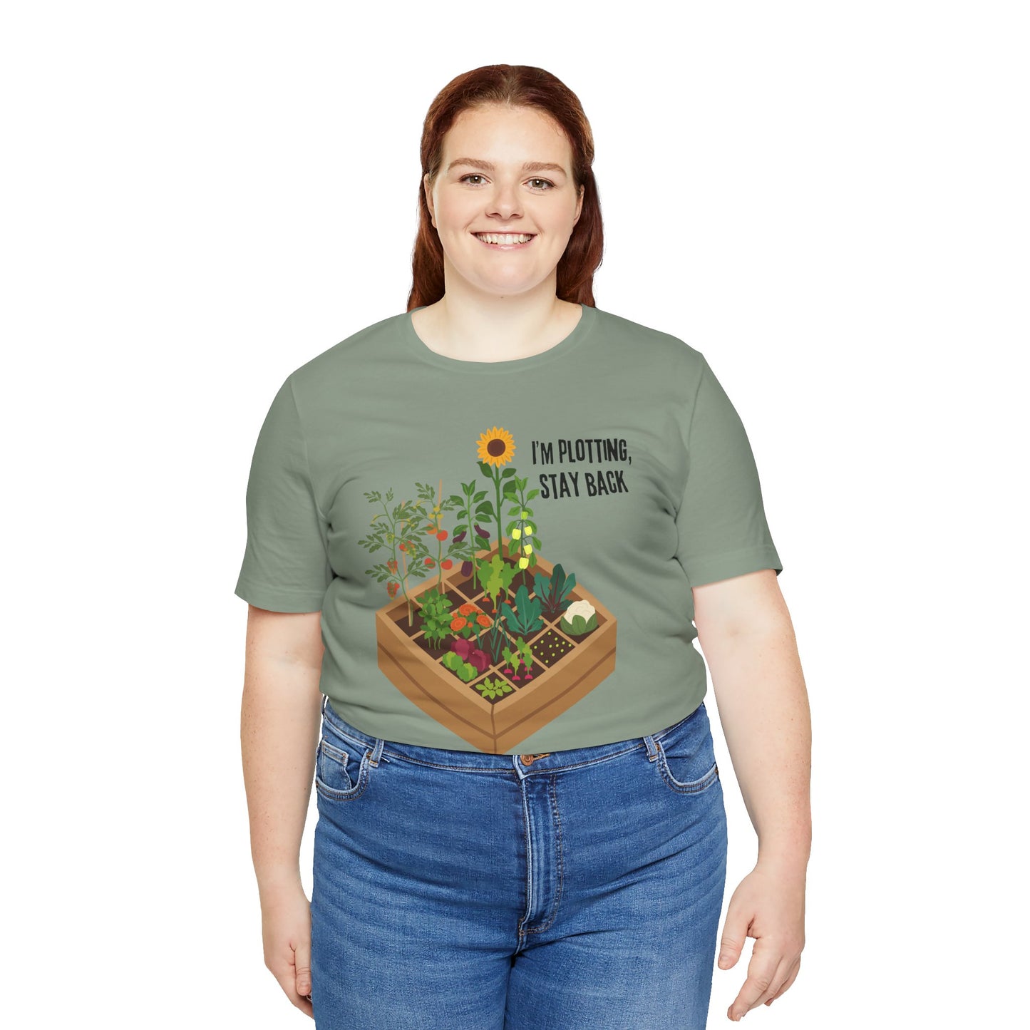 I’m Plotting, Stay Back Gardening Tee
