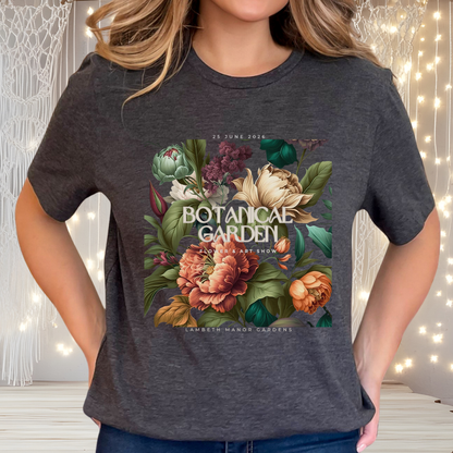 Botanical Garden Floral Tee — Vintage Garden Flowers Shirt