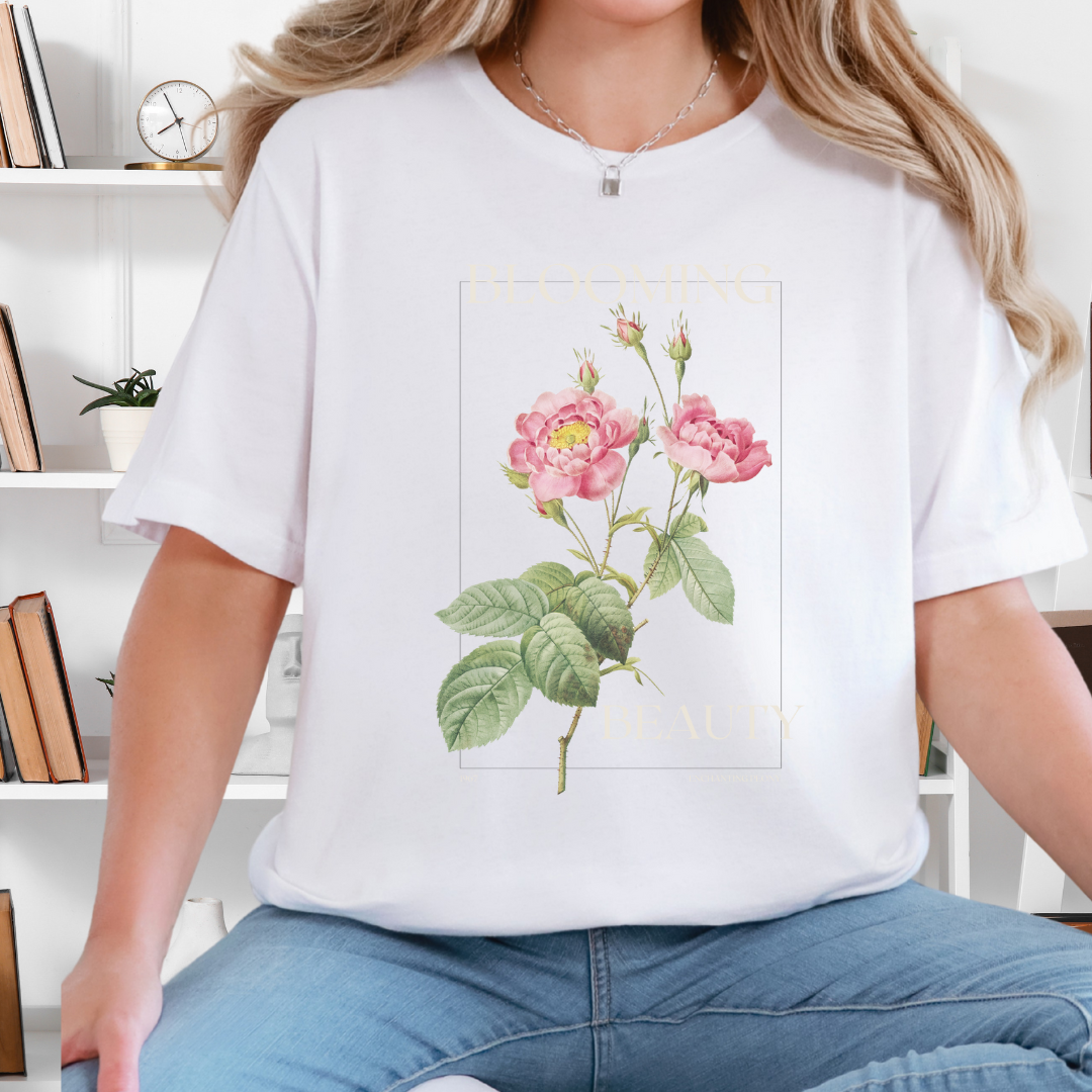 Blooming Beauty Vintage Peony Tee