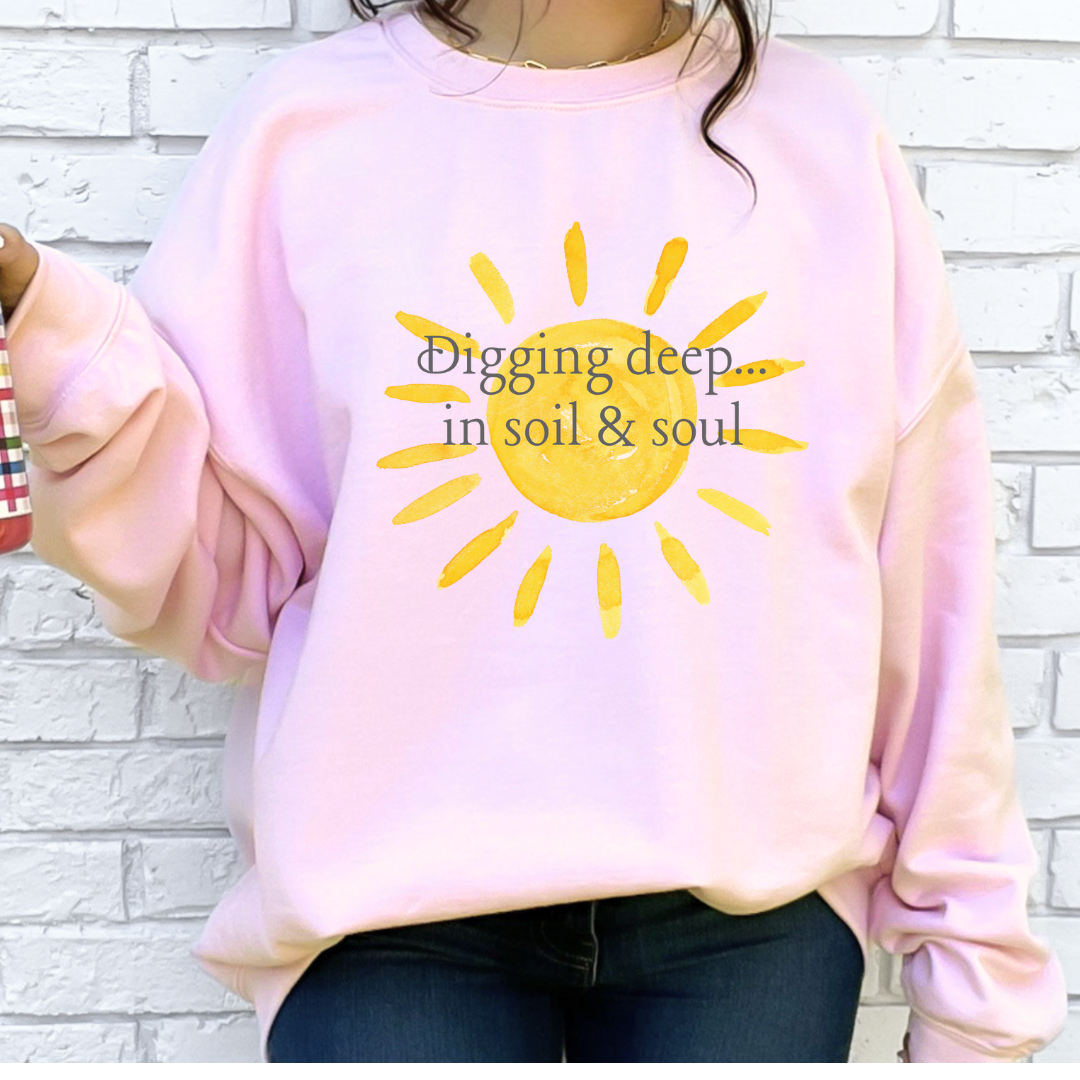 Digging Deep in Soil & Soul — Gardening & Self-Reflection Tee