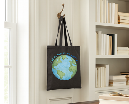 The World Is My Library Tote