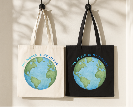 The World Is My Library Tote