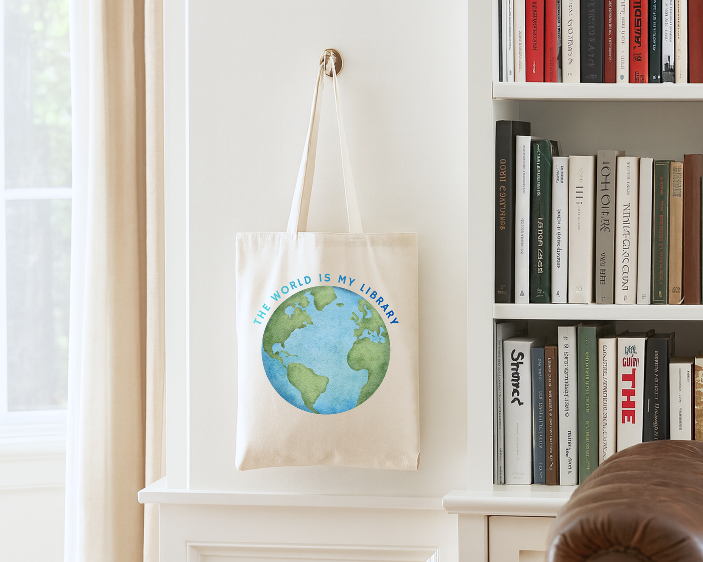 The World Is My Library Tote