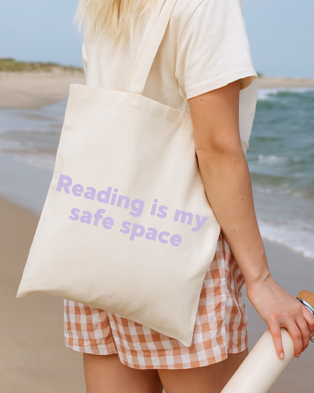 Reading Is My Safe Space Tote