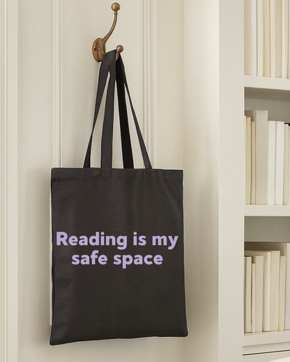 Reading Is My Safe Space Tote