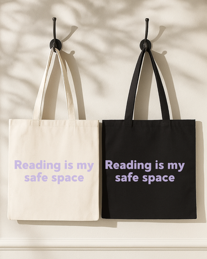 Reading Is My Safe Space Tote