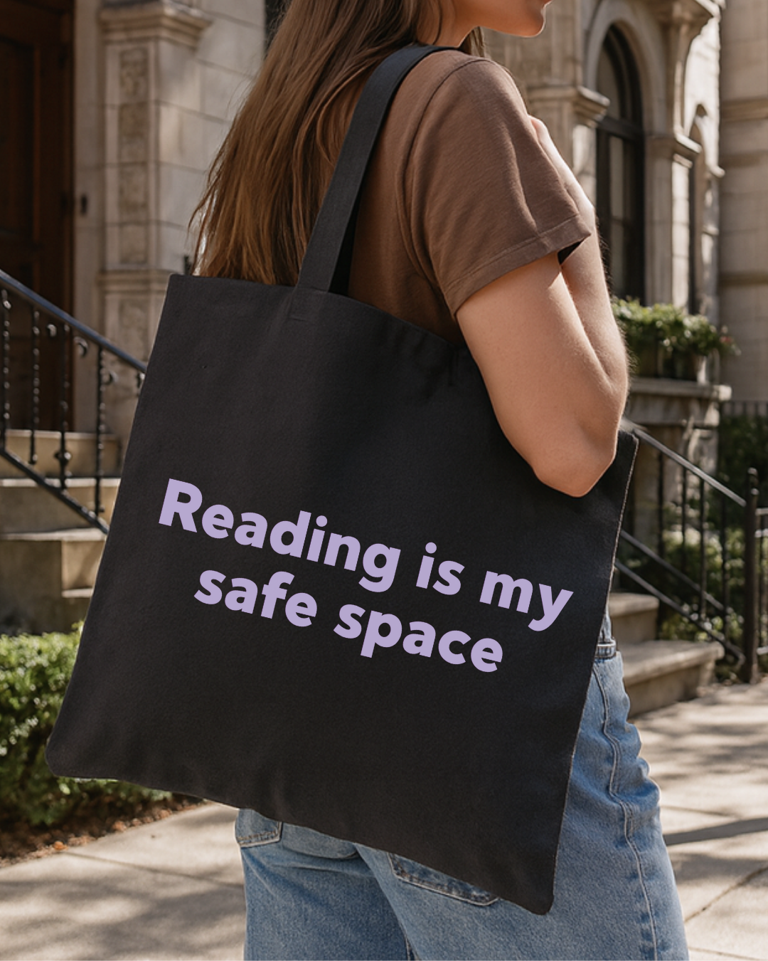 Reading Is My Safe Space Tote