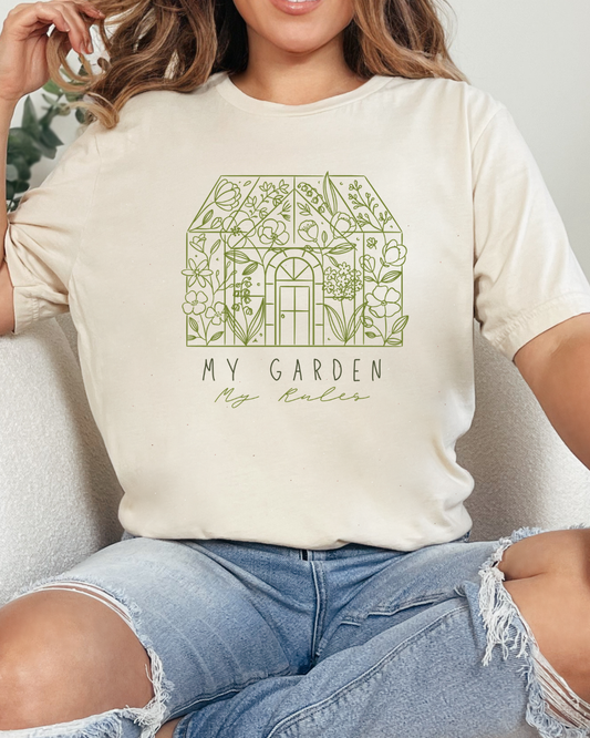 My Garden, My Rules Botanical Greenhouse Tee