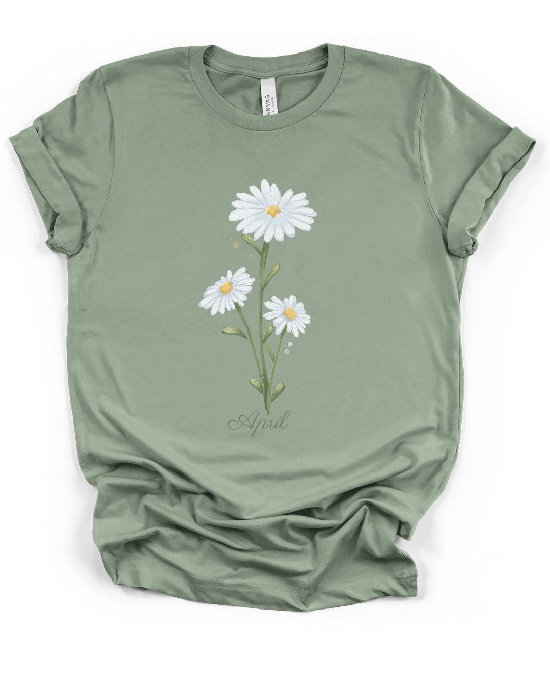 April Birthday Daisy T-shirt — Floral Tee