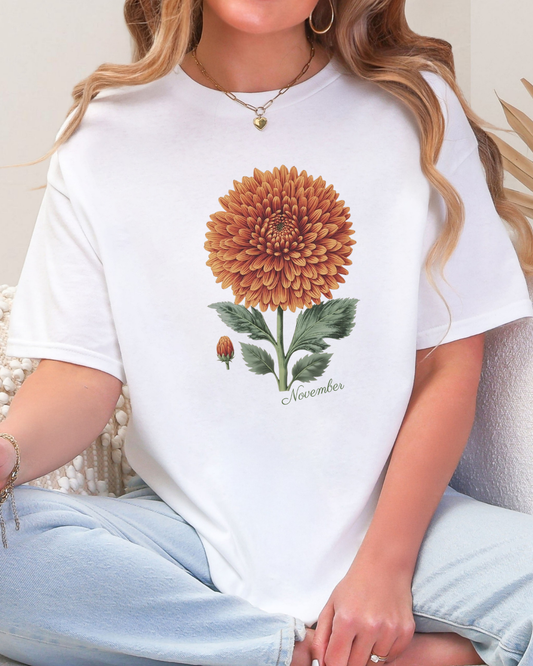November Birth Flower — Chrysanthemum