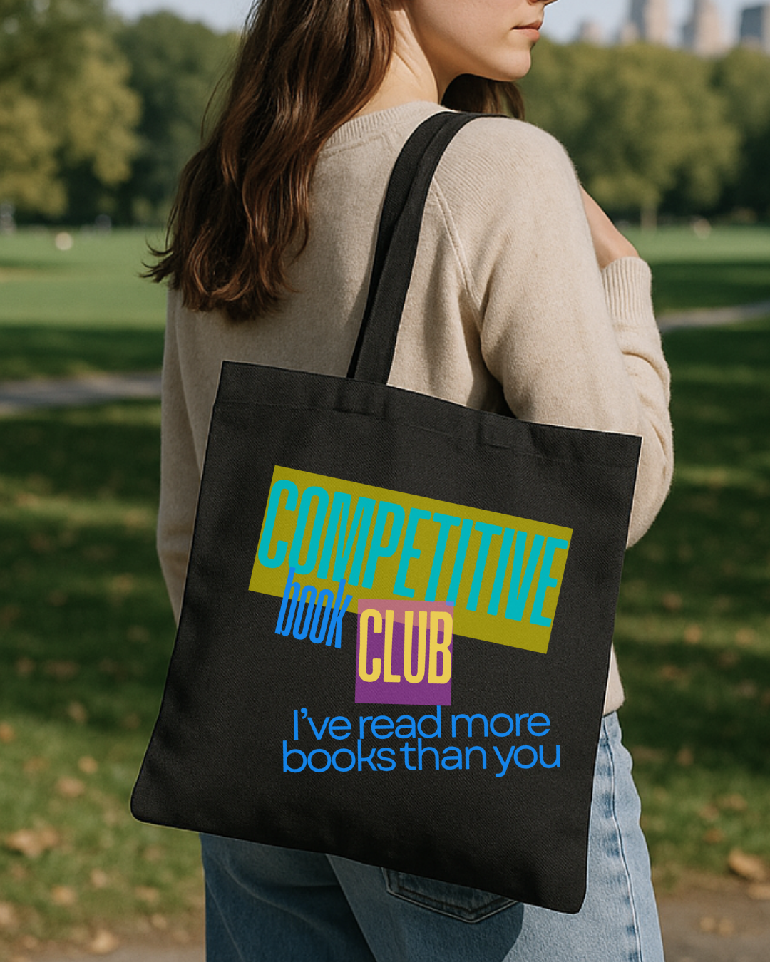 Competitive Book Club Tote