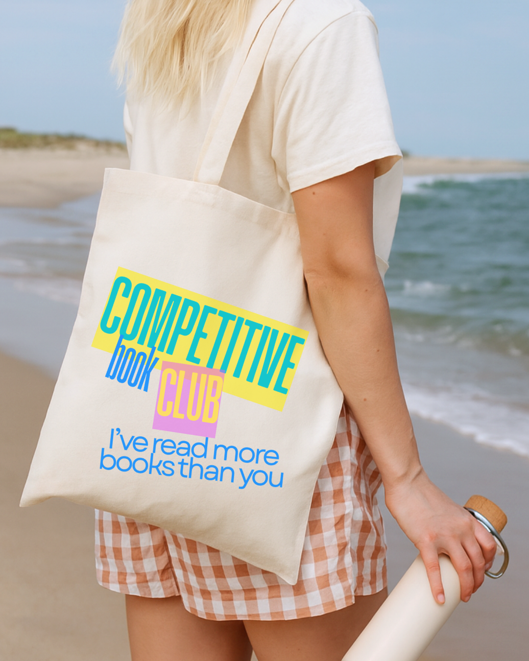 Competitive Book Club Tote