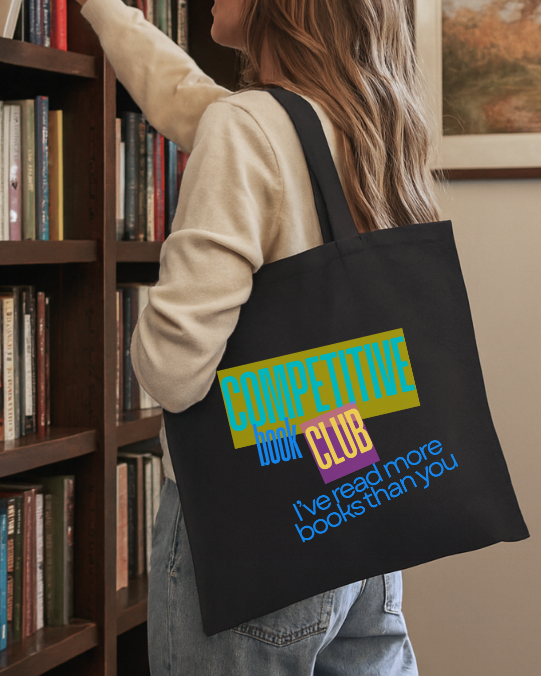 Competitive Book Club Tote