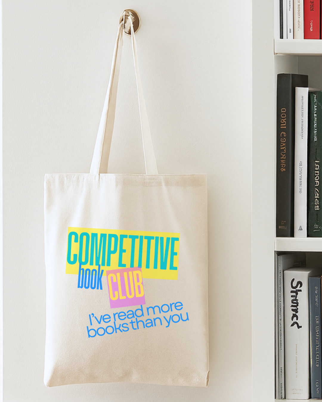 Competitive Book Club Tote