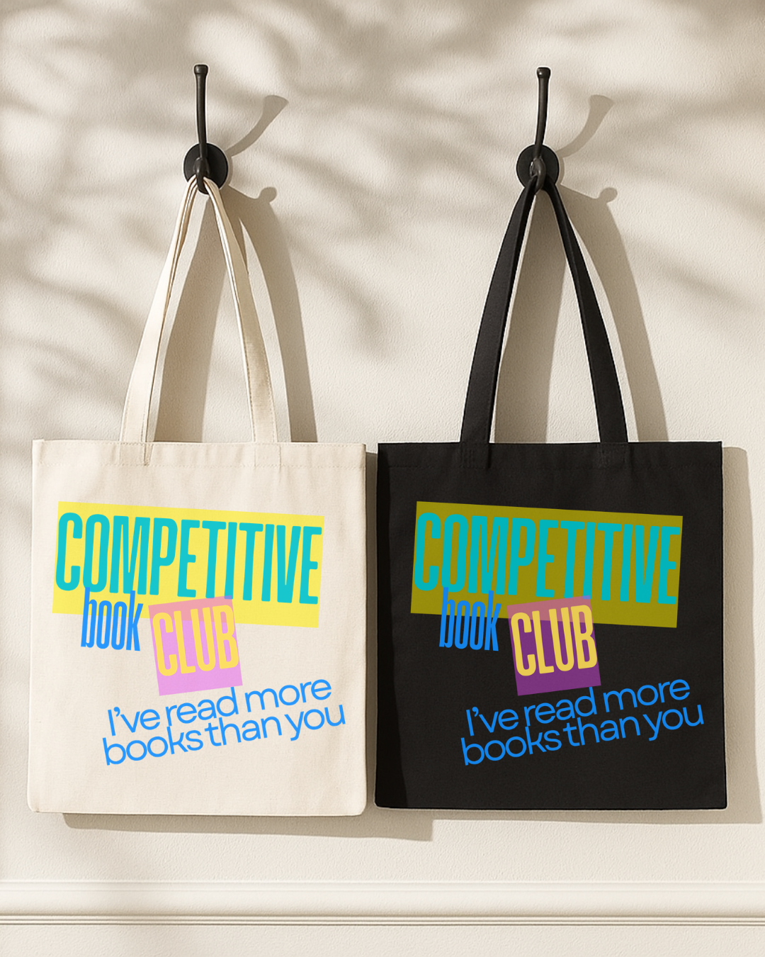 Competitive Book Club Tote