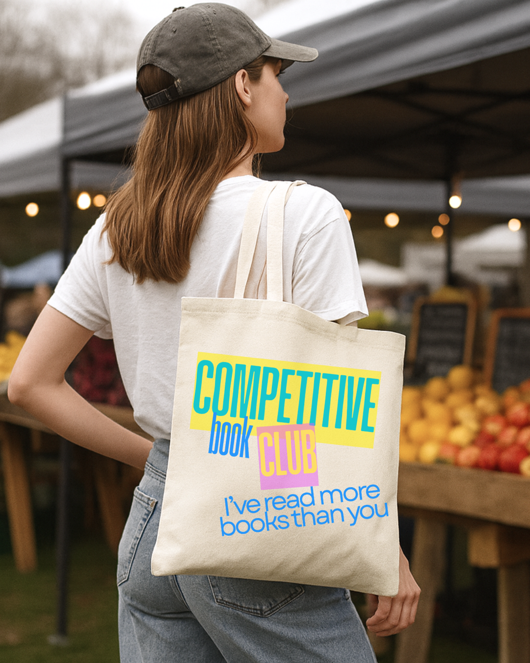 Competitive Book Club Tote