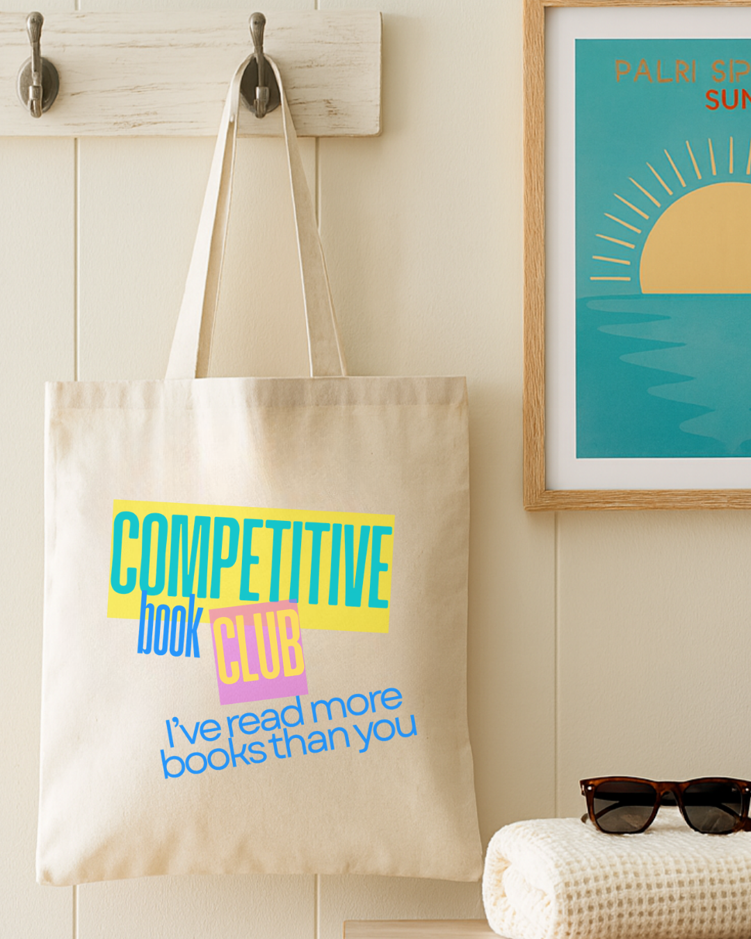 Competitive Book Club Tote