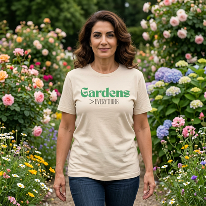 Gardens > Everything - Green Retro Garden Tee