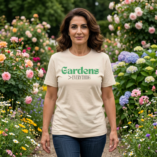 Gardens > Everything - Green Retro Garden Tee
