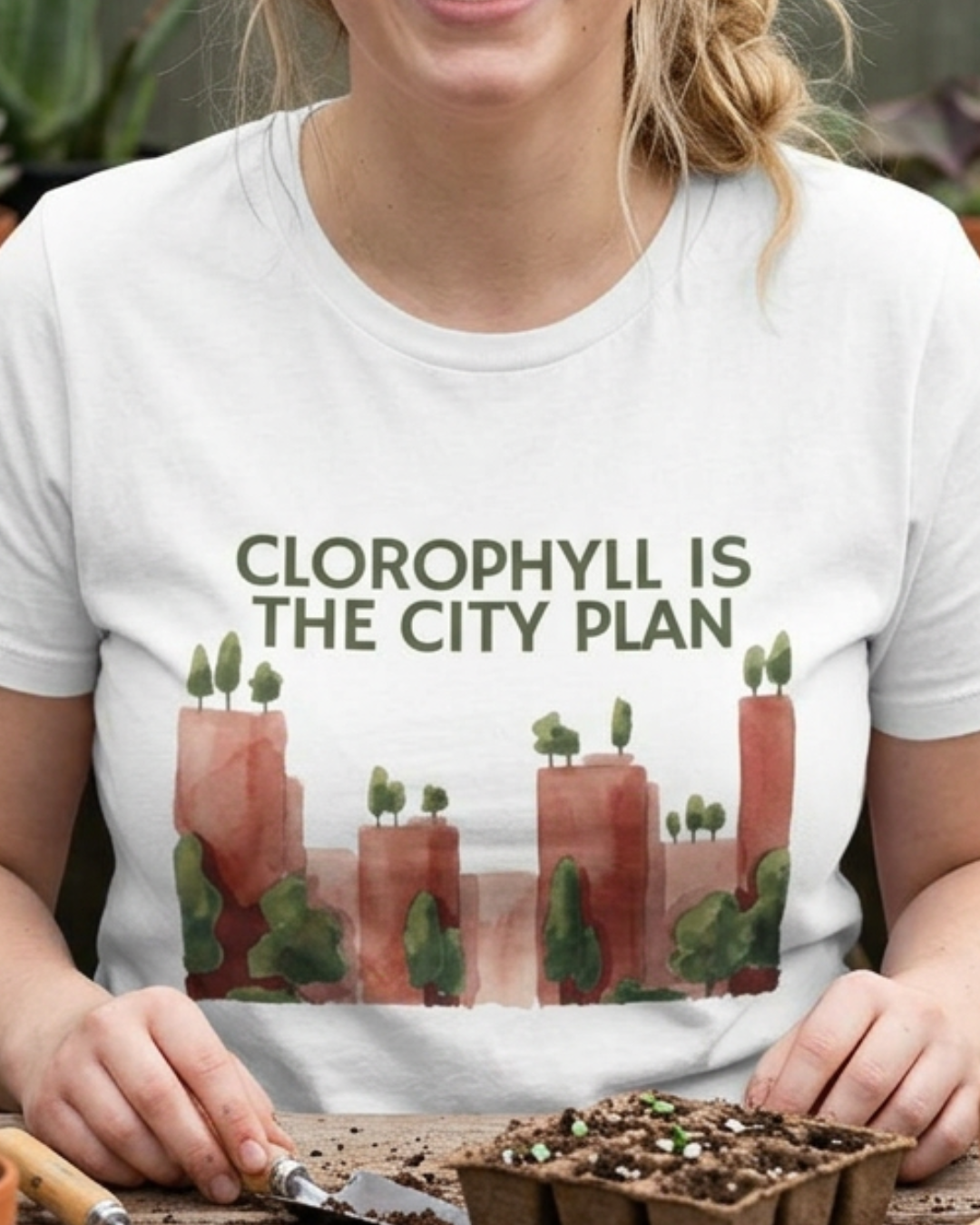 Chlorophyll Is The City Plan Tee