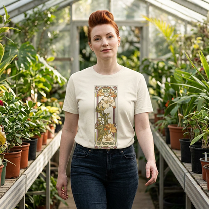 Art Nouveau Floral Tee — Iris Design