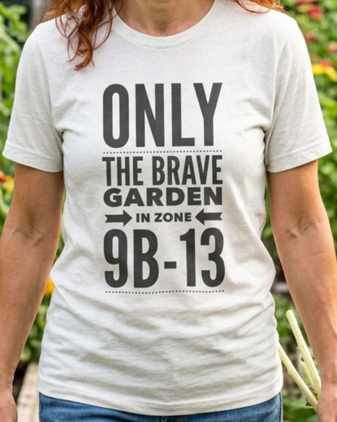 Only The Brave Garden 9B-13 Tee — Vintage Botanical Garden Shirt