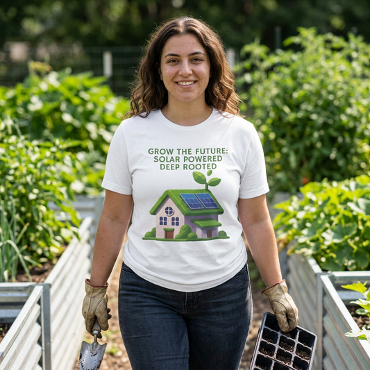Grow the Future: Solar Powered Deep Rooted - Eco Tee