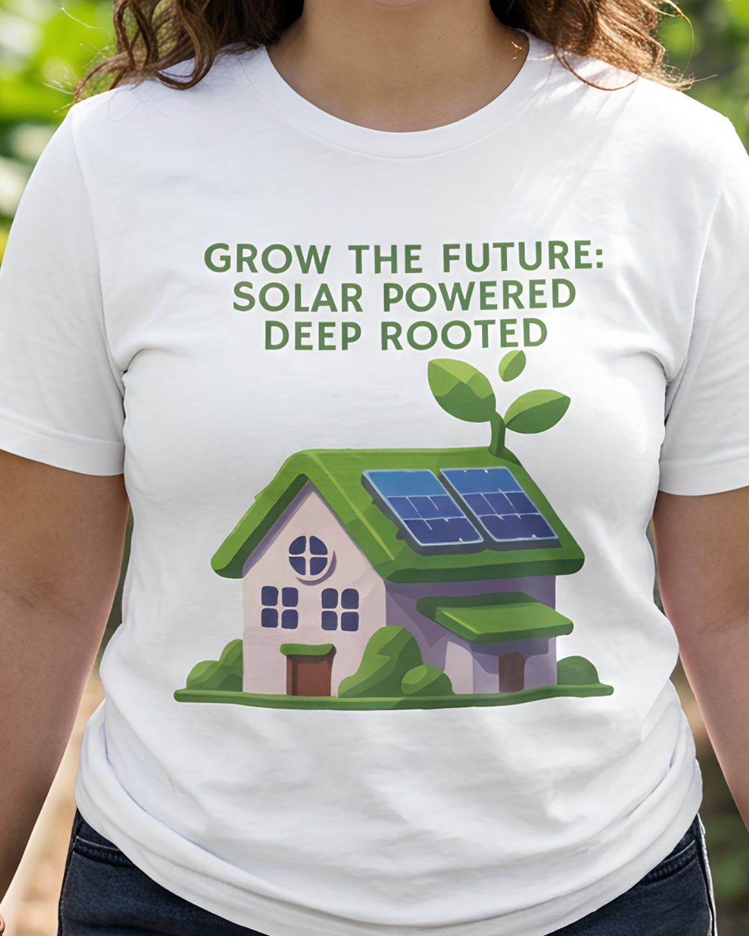 Grow the Future: Solar Powered Deep Rooted - Eco Tee