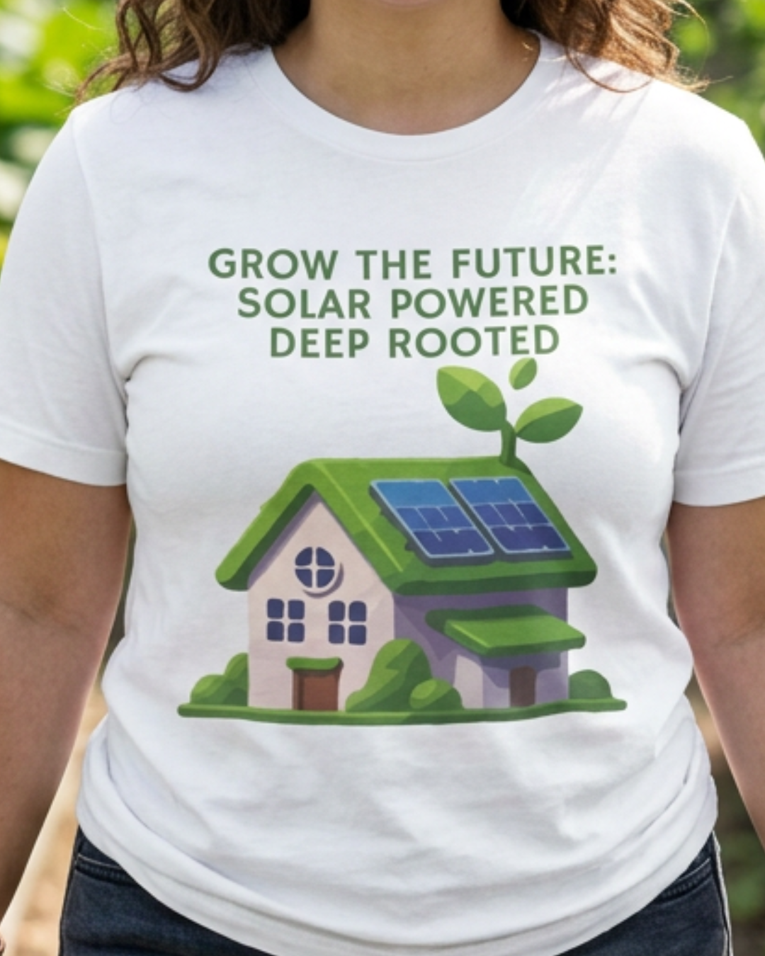 Grow the Future: Solar Powered Deep Rooted - Eco Tee