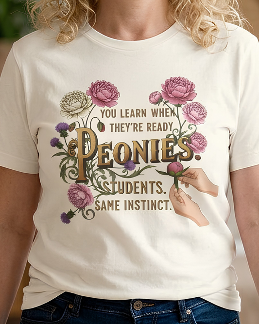 You Learn When They're Ready- Teacher Tee