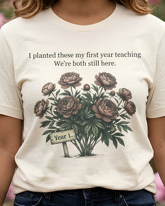 I planted these my first year teaching. We're both still here.