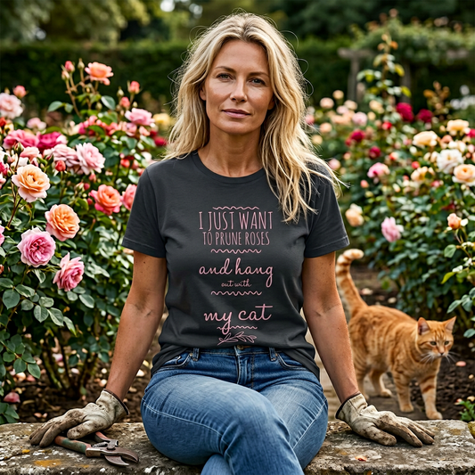 I Just Want to Prune Roses and Hang Out with My Cat