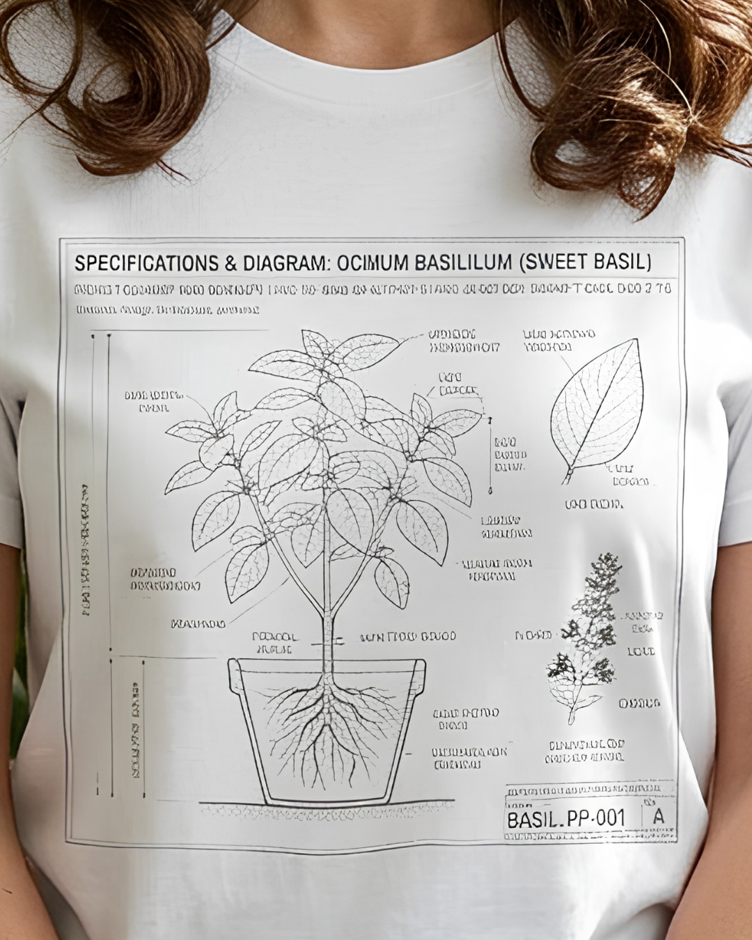 Basil Herb Plant Diagram