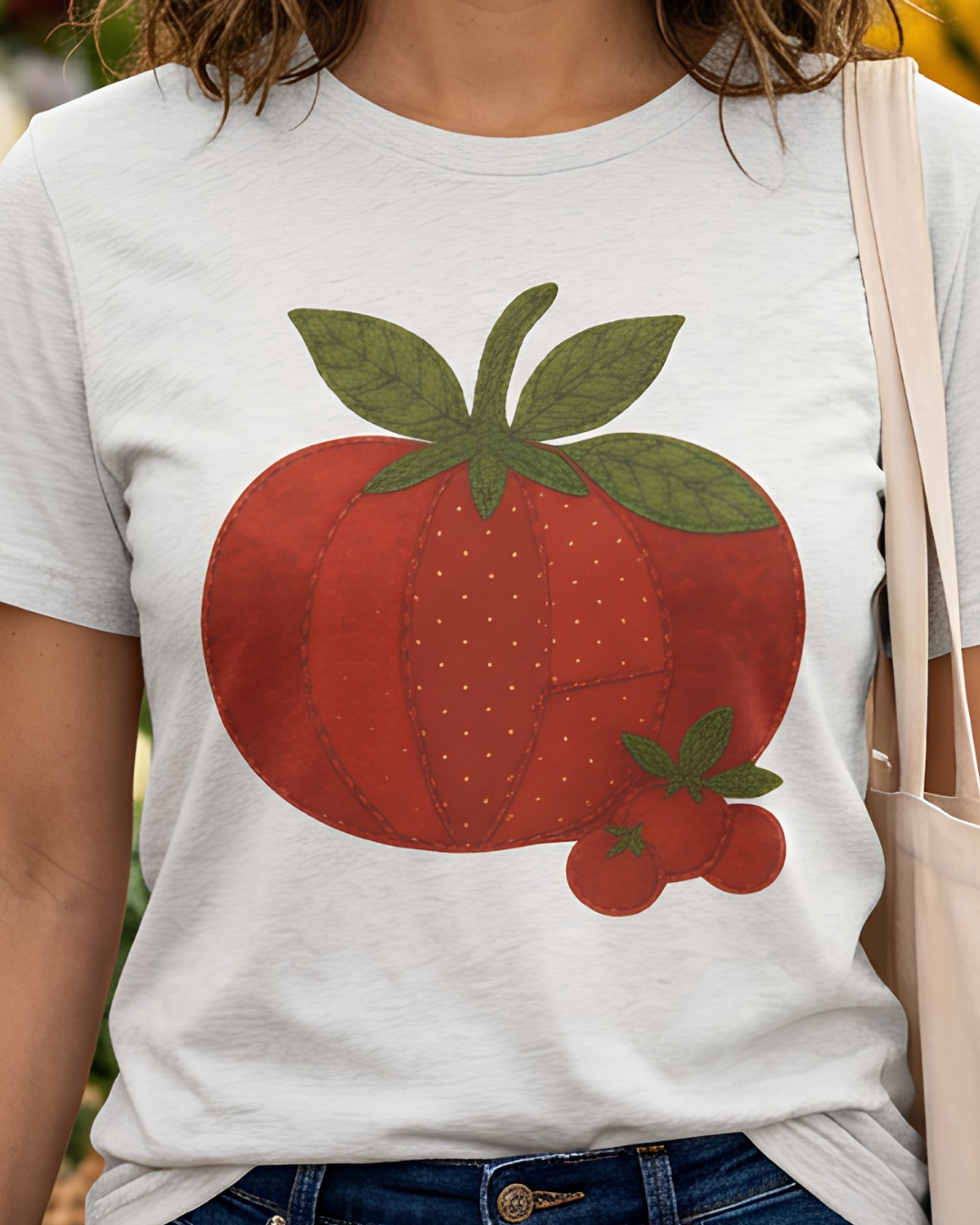 Faux Patchwork Tomato
