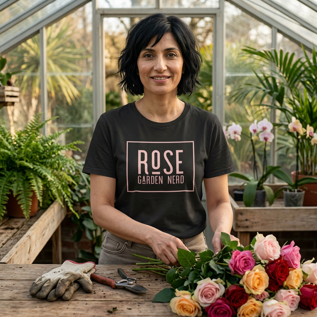 Rose Garden Nerd Tee